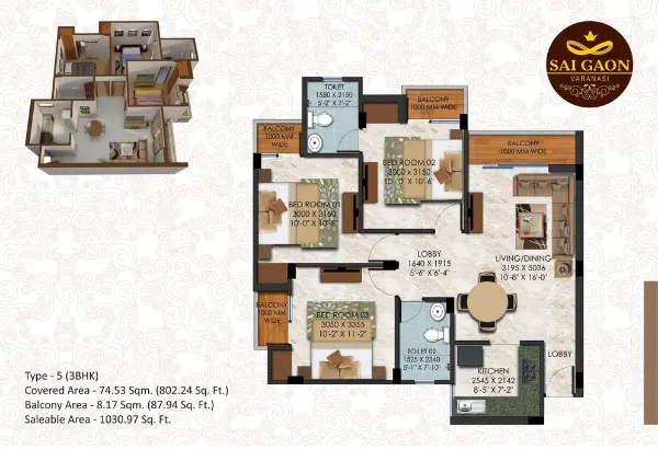 Sai Gaon Floor Plan